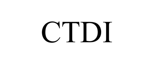  CTDI