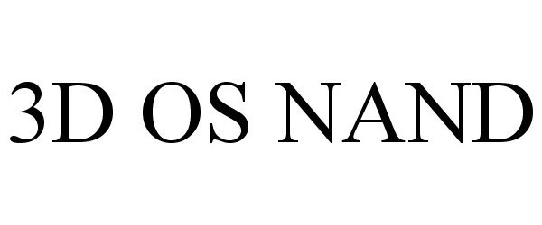 Trademark Logo 3D OS NAND