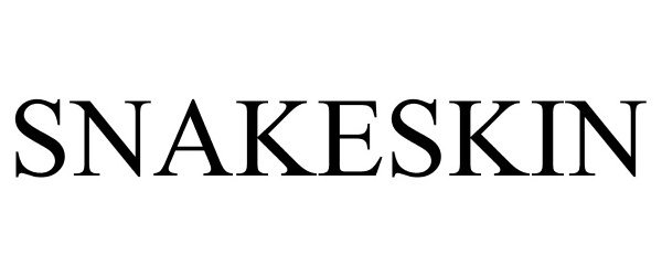 Trademark Logo SNAKESKIN