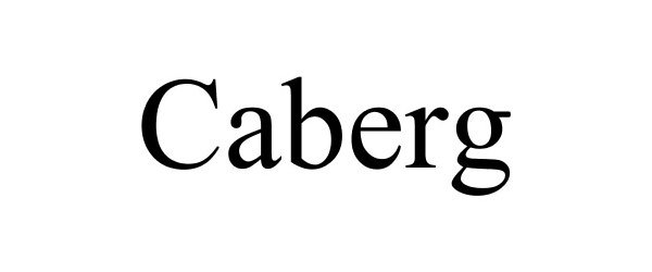 Trademark Logo CABERG