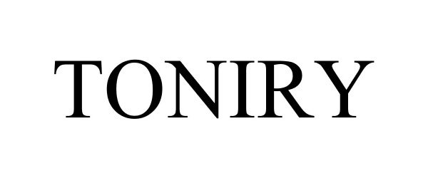 Trademark Logo TONIRY
