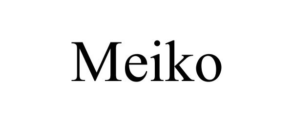 Trademark Logo MEIKO