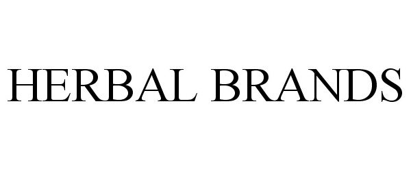 Trademark Logo HERBAL BRANDS