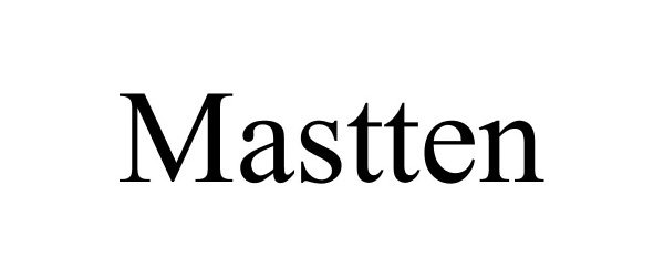 Trademark Logo MASTTEN