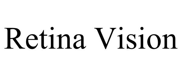 Trademark Logo RETINA VISION
