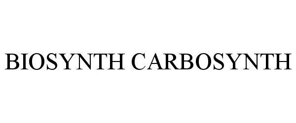 Trademark Logo BIOSYNTH CARBOSYNTH