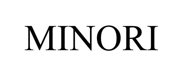 Trademark Logo MINORI