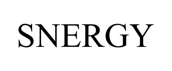 Trademark Logo SNERGY