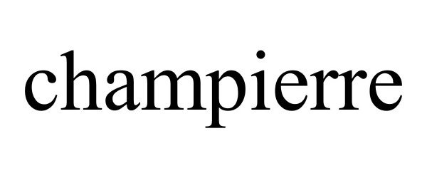 Trademark Logo CHAMPIERRE