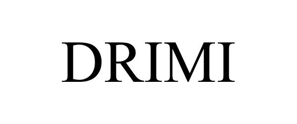 Trademark Logo DRIMI