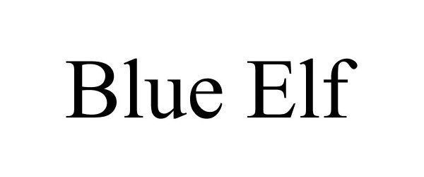 Trademark Logo BLUE ELF