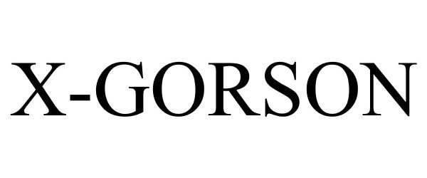 Trademark Logo X-GORSON