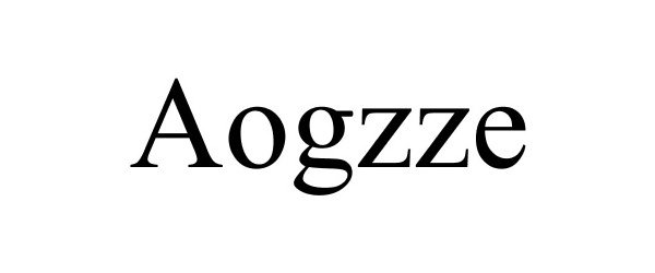 Trademark Logo AOGZZE