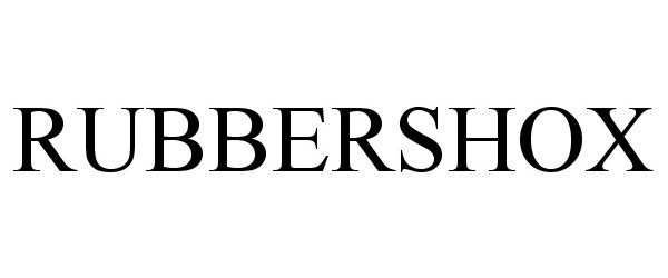 Trademark Logo RUBBERSHOX