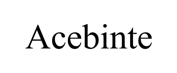 Trademark Logo ACEBINTE