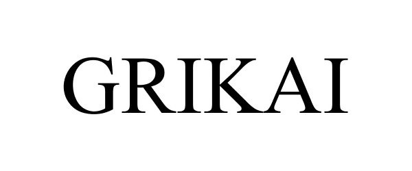 Trademark Logo GRIKAI