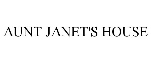  AUNT JANET'S HOUSE