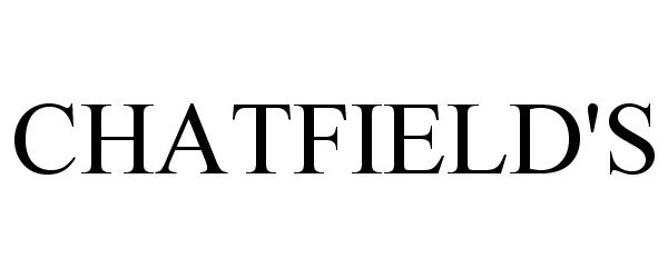 Trademark Logo CHATFIELD'S