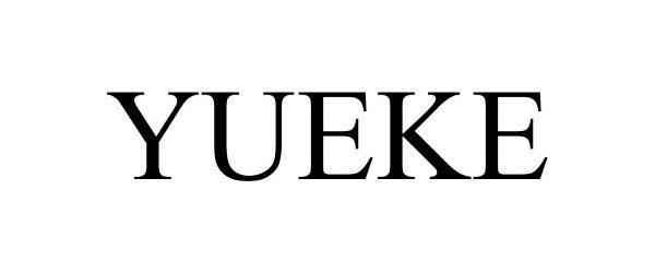 Trademark Logo YUEKE