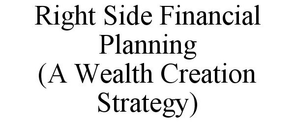  RIGHT SIDE FINANCIAL PLANNING (A WEALTHCREATION STRATEGY)