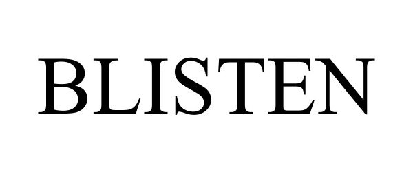 Trademark Logo BLISTEN