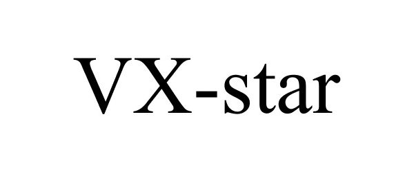 Trademark Logo VX-STAR