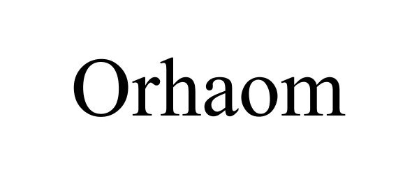 Trademark Logo ORHAOM