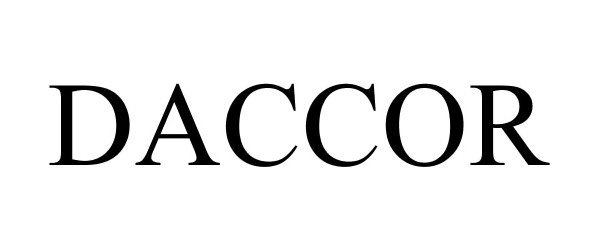 Trademark Logo DACCOR