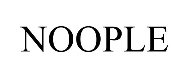  NOOPLE