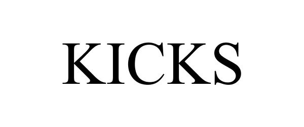 Trademark Logo KICKS