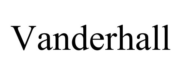 Trademark Logo VANDERHALL