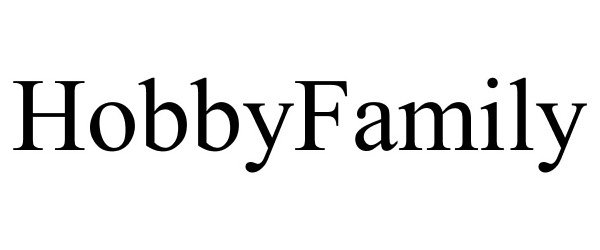 Trademark Logo HOBBYFAMILY
