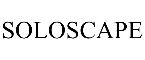 Trademark Logo SOLOSCAPE