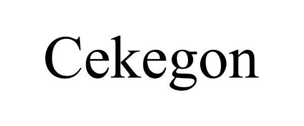 Trademark Logo CEKEGON