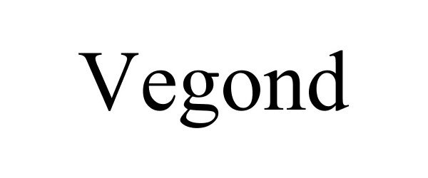 Trademark Logo VEGOND