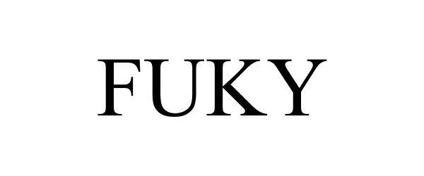 Trademark Logo FUKY