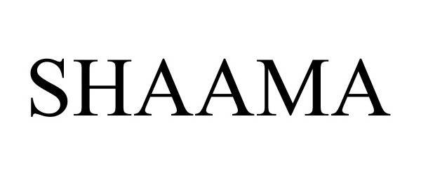 Trademark Logo SHAAMA