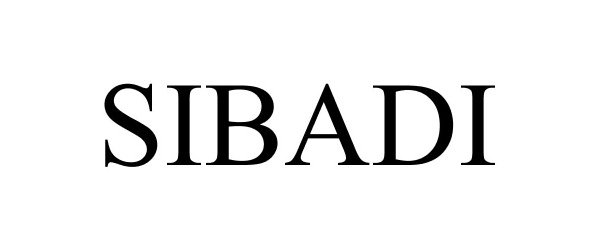 Trademark Logo SIBADI