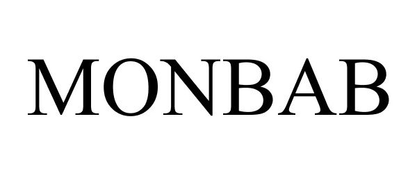 Trademark Logo MONBAB