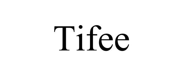 Trademark Logo TIFEE