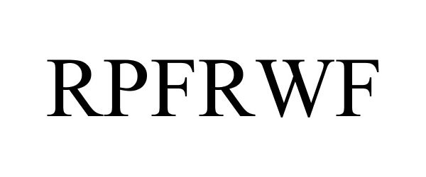 Trademark Logo RPFRWF