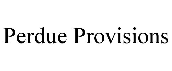  PERDUE PROVISIONS