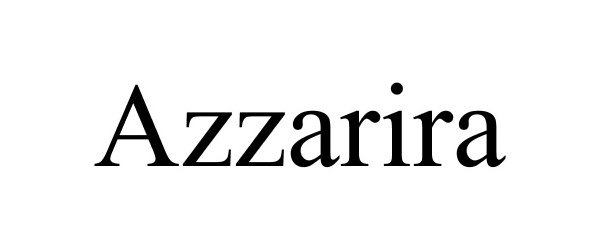 Trademark Logo AZZARIRA