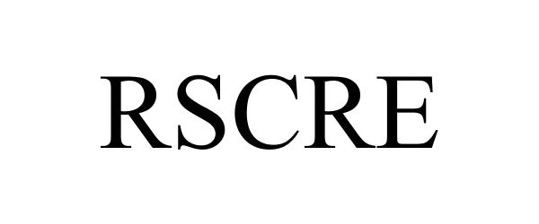 Trademark Logo RSCRE