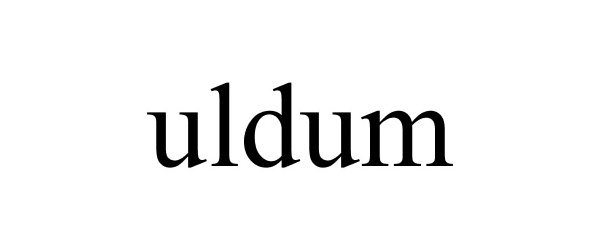 Trademark Logo ULDUM