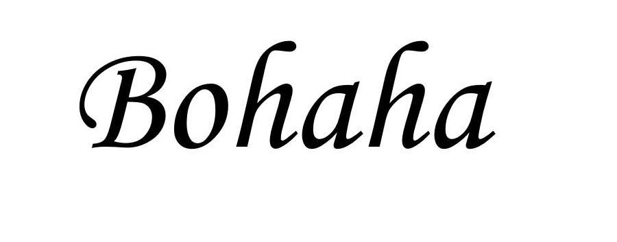 Trademark Logo BOHAHA