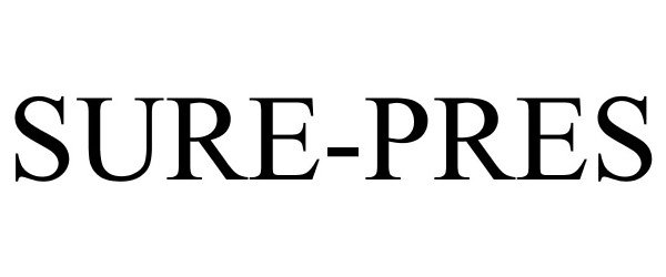 Trademark Logo SURE-PRES