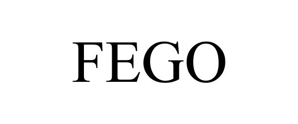Trademark Logo FEGO