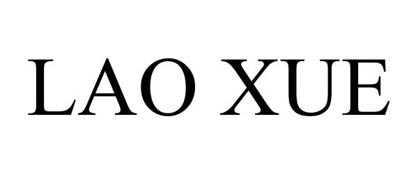 Trademark Logo LAO XUE