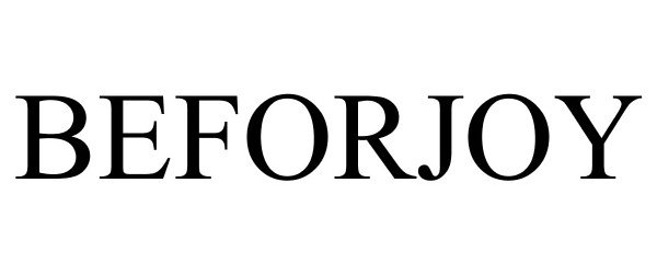 Trademark Logo BEFORJOY